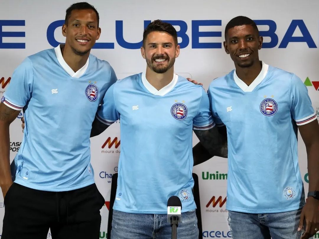 Bahia apresenta três reforços para a temporada 2023